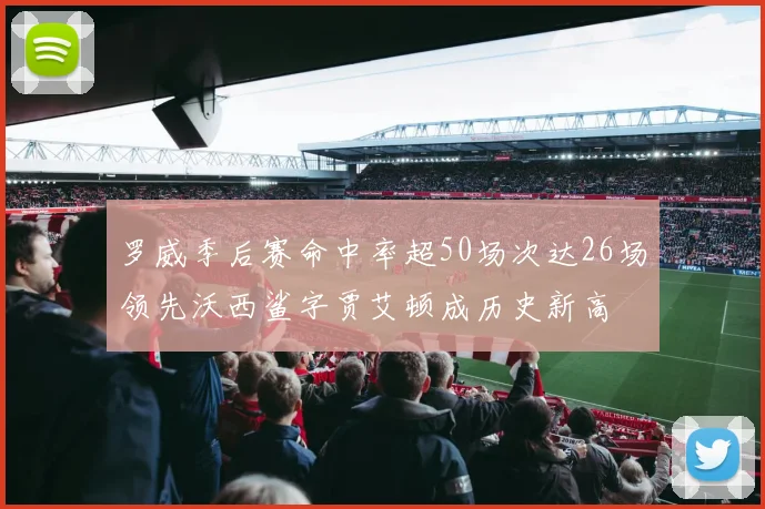 罗威季后赛命中率超50场次达26场领先沃西鲨字贾艾顿成历史新高